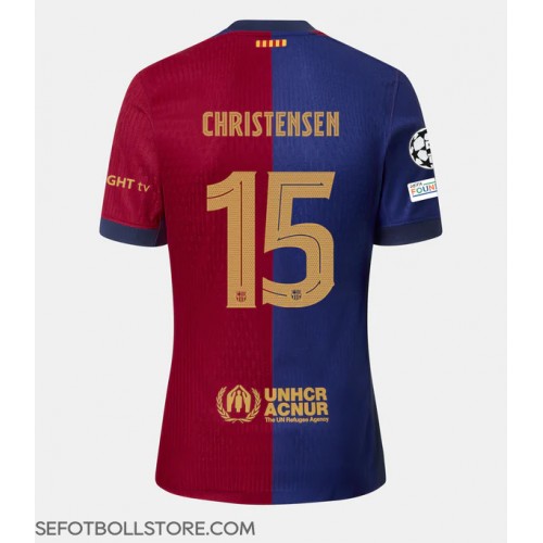 Barcelona Andreas Christensen #15 Replika Hemmatröja 2024-25 Kortärmad